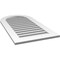 Ekena Millwork Round Top Surface Mount PVC Gable Vent: Functional, w/ 3-1/2"W x 1"P Standard Frame, 22"W x 42"H GVPRT22X4201SF - alternate 4